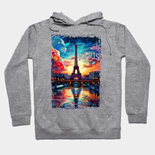 Paris Tower I Love Paris Souvenir France Hoodie